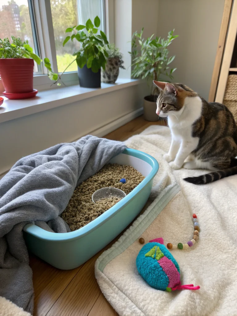 How to calm an anxious cat