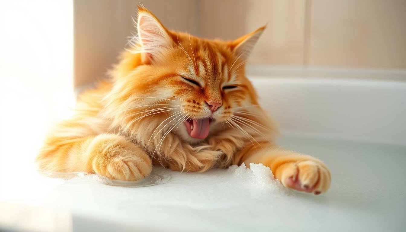 How to give a cat a bath