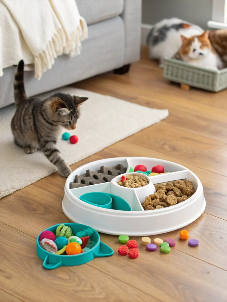 Redirecting cat aggression