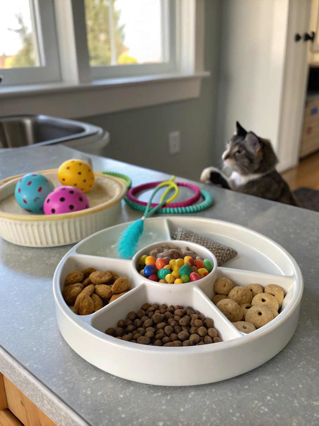 Redirecting cat aggression