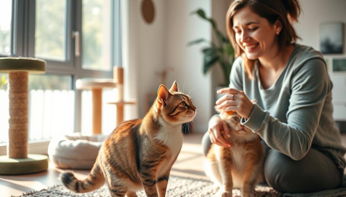 cat behavior training