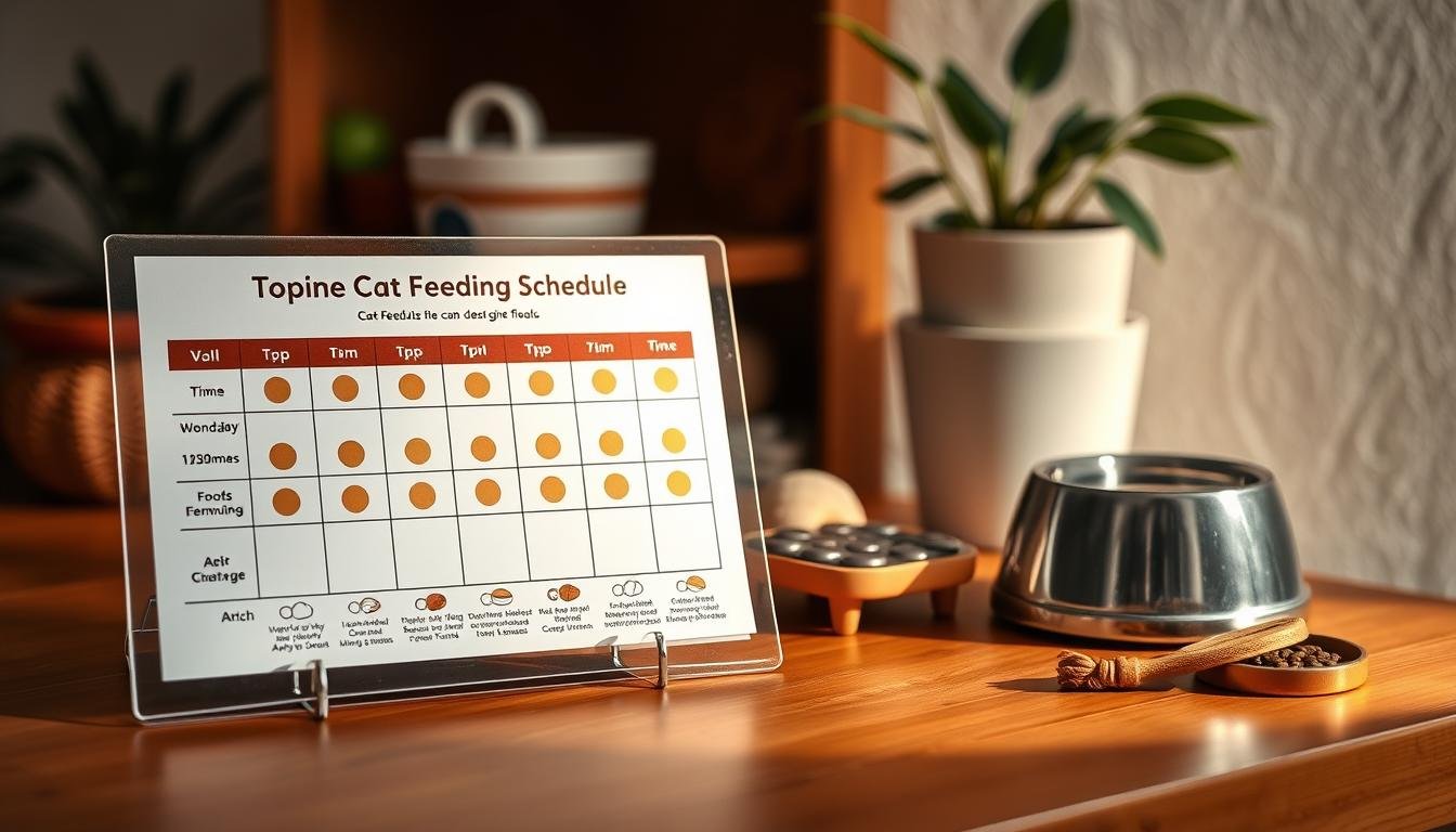 cat feeding schedule