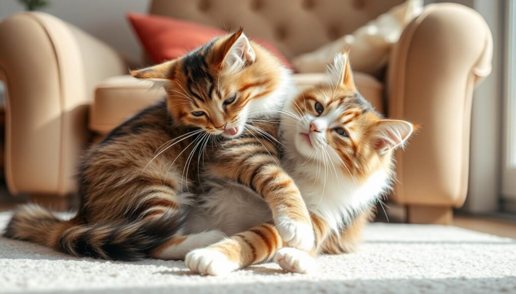 cat play and grooming interaction cat play and grooming interaction