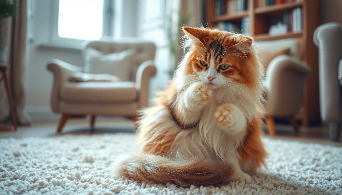 longhair cat grooming