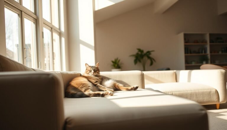 minimalist cat living