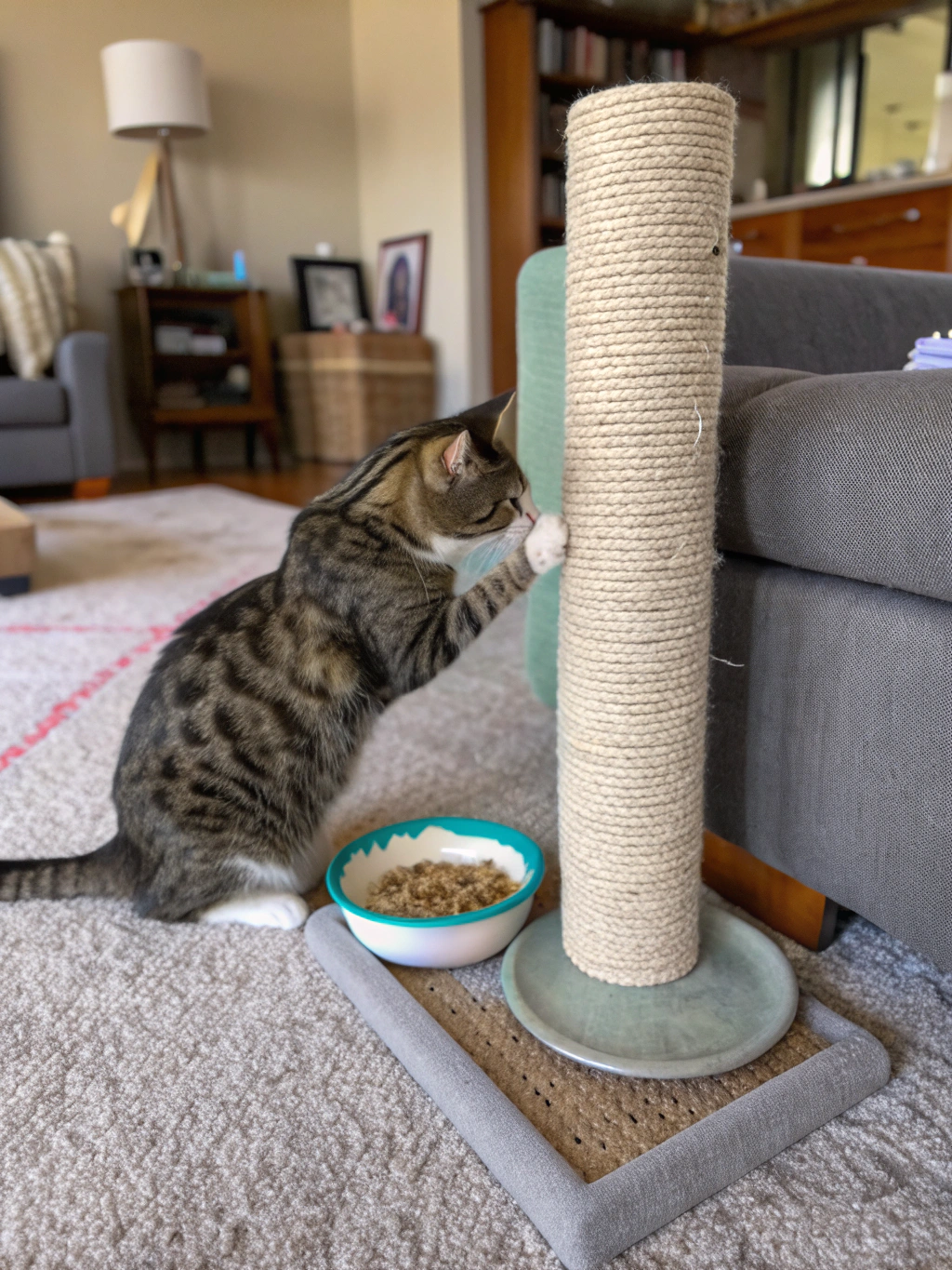 How to stop cat clawing furniture