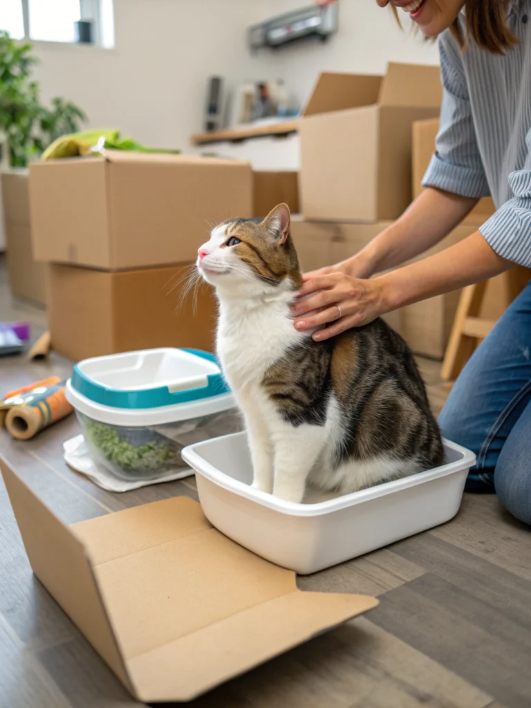 cat care after moving house