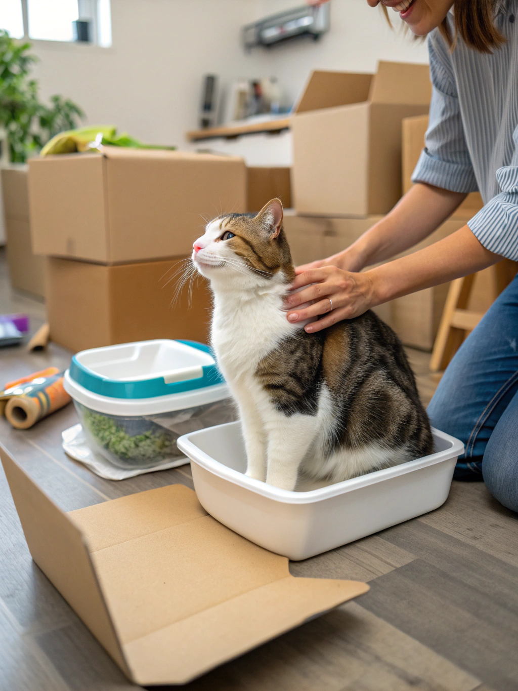 cat care after moving house