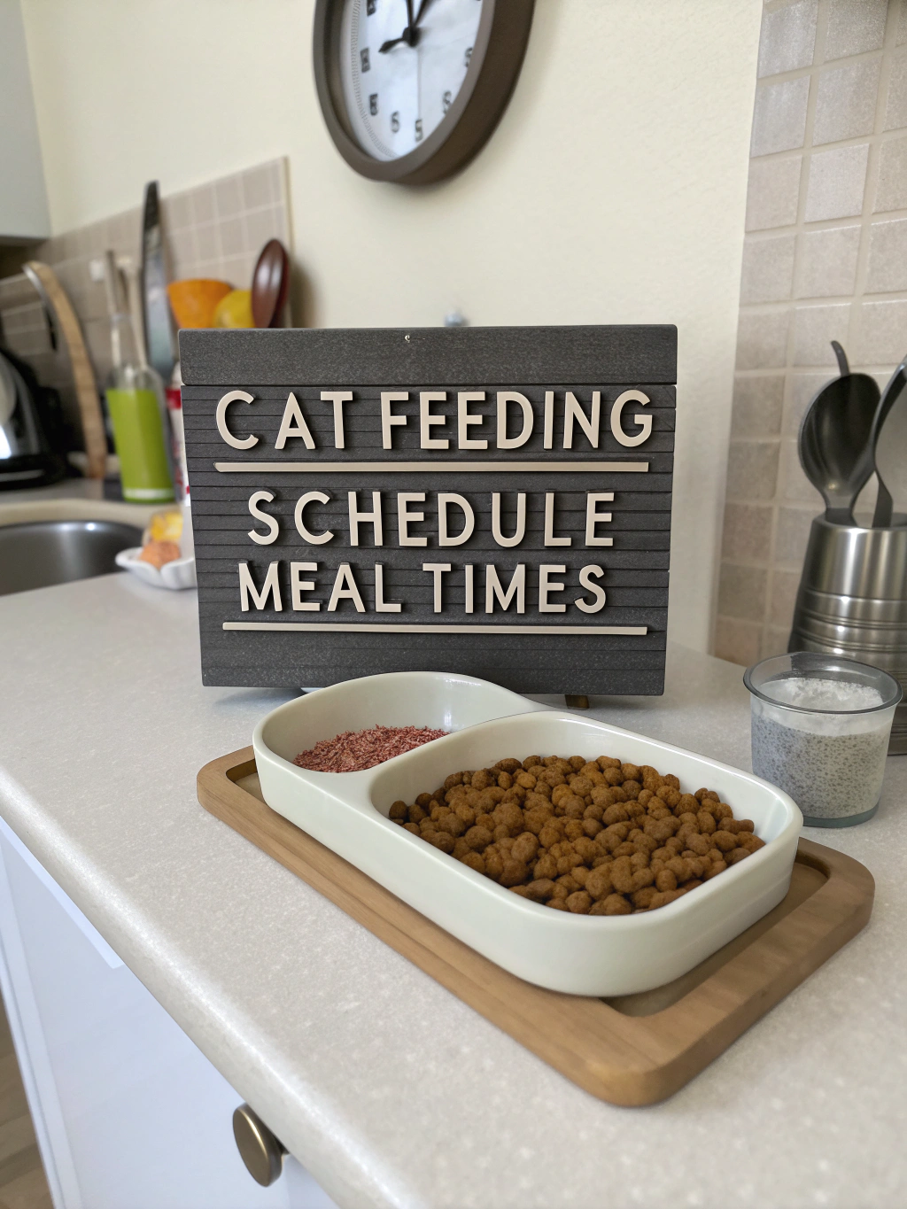 cat feeding schedule