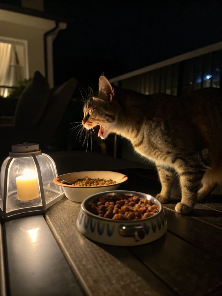 cat meowing excessively at night