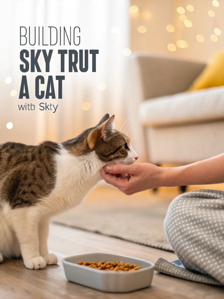 how to build trust with a shy cat