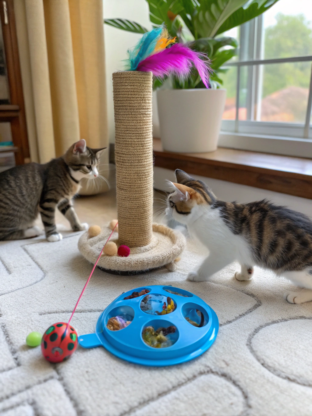 how to mentally stimulate indoor cats