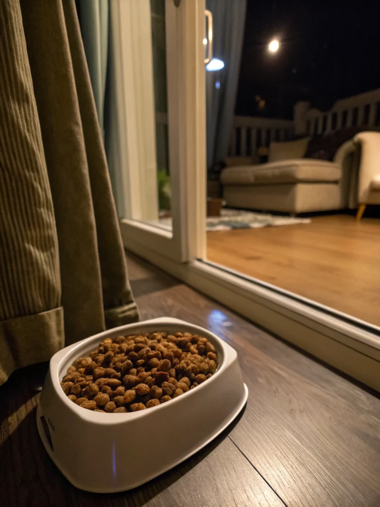 how to stop cat nighttime activity