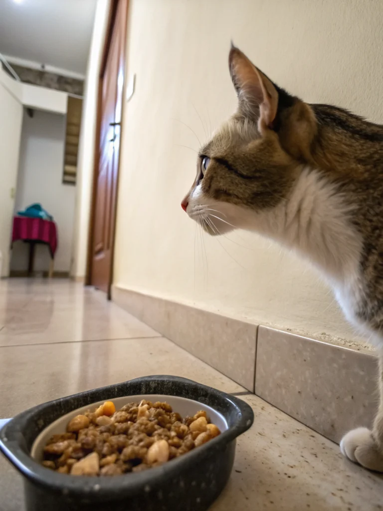 why cats stare at walls