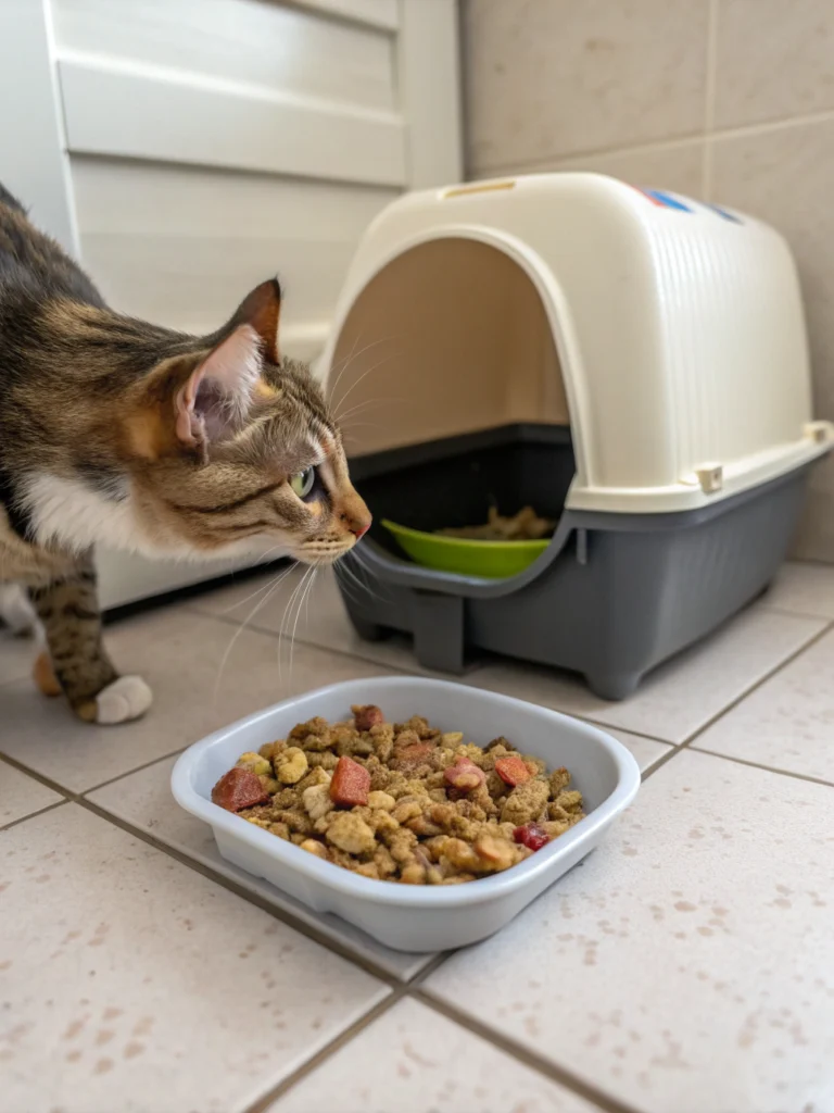 cat avoiding litter box suddenly